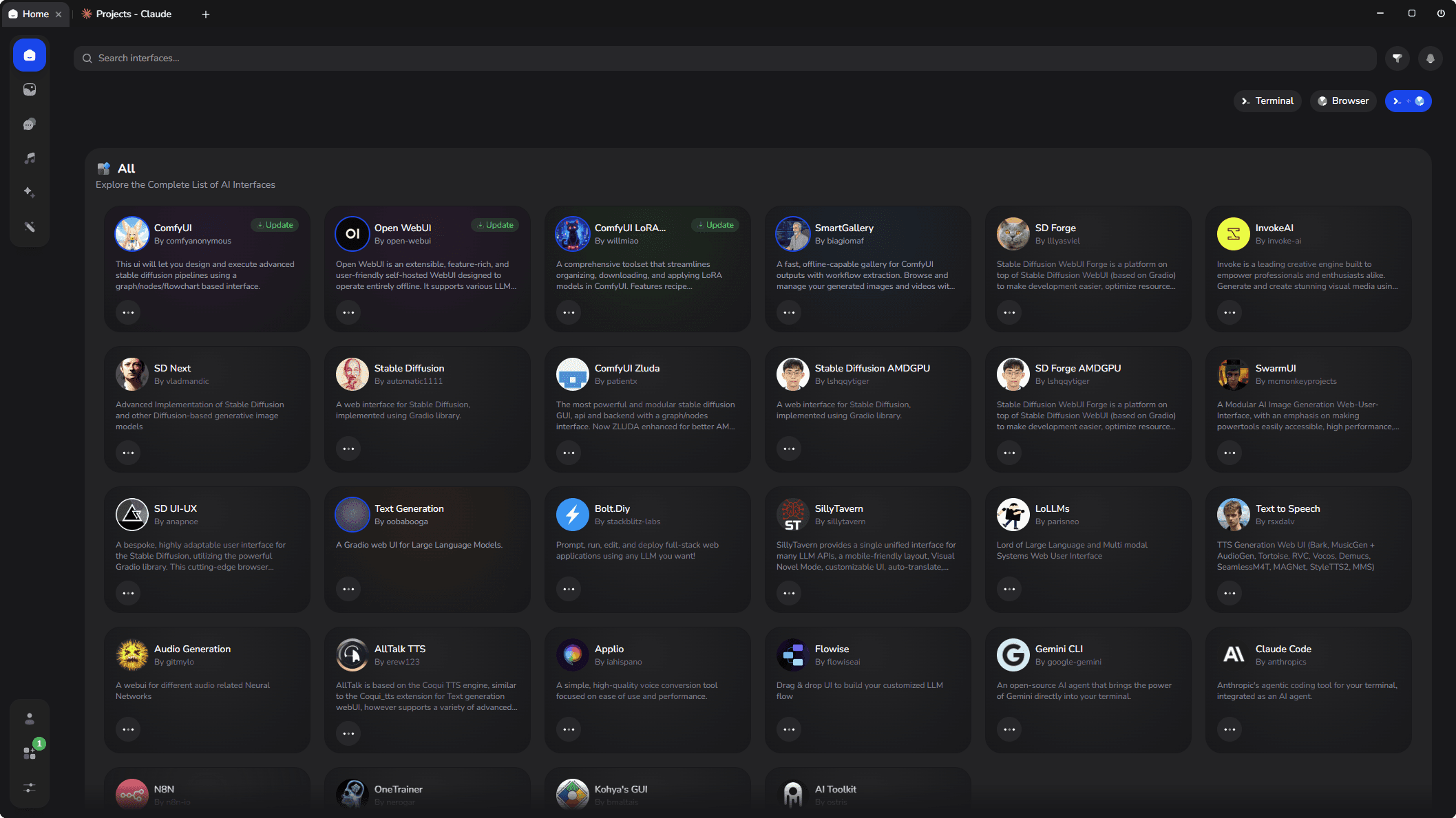 LynxHub Dashboard Screenshot